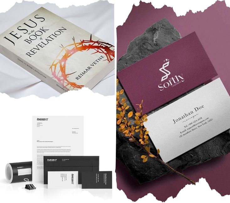 digital business cards stationery book designs